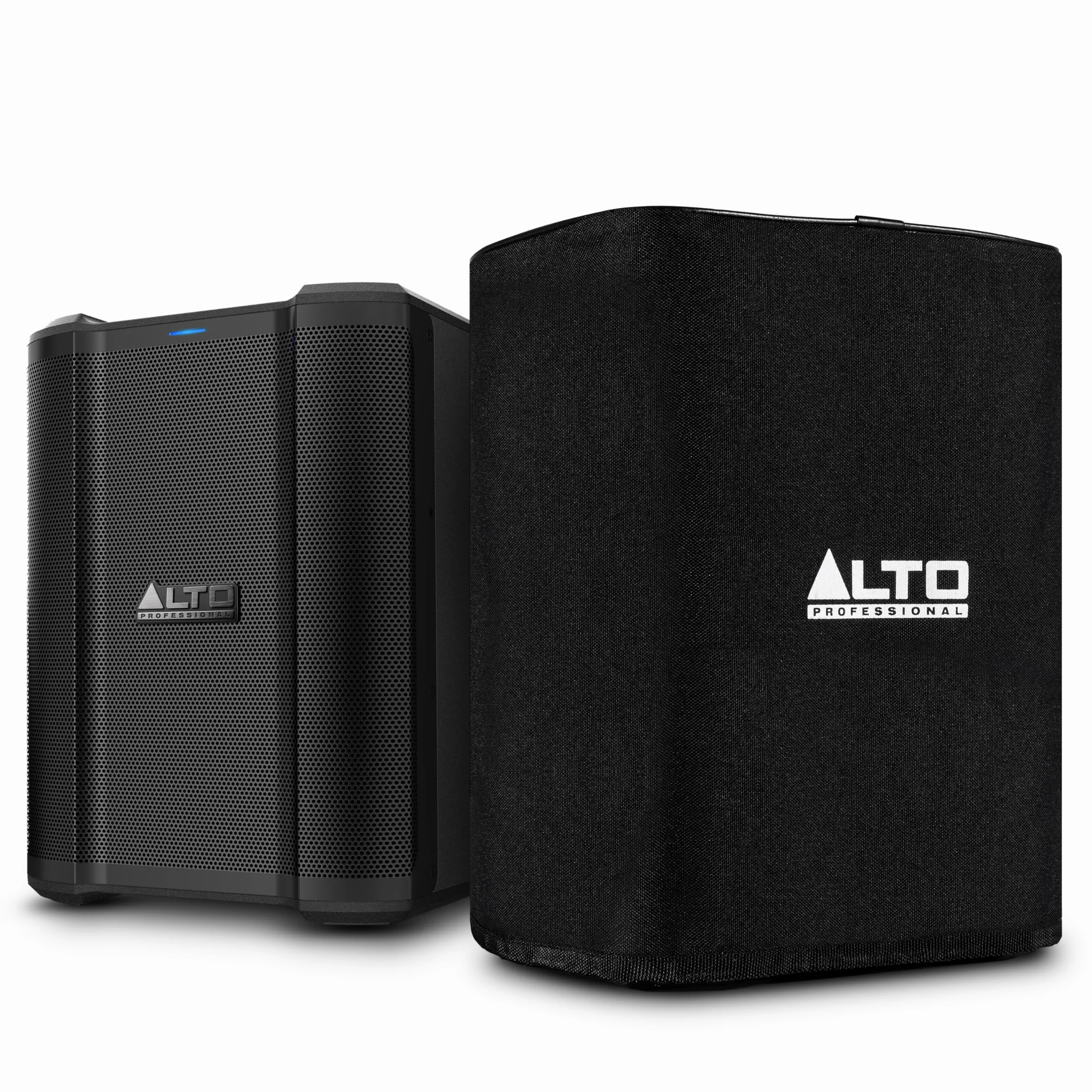 ALTO Busker Cover Strapazierfähiges Slip-On-Cover für Busker Powered PA-Lautsprecher mit Haken- und Ösenband