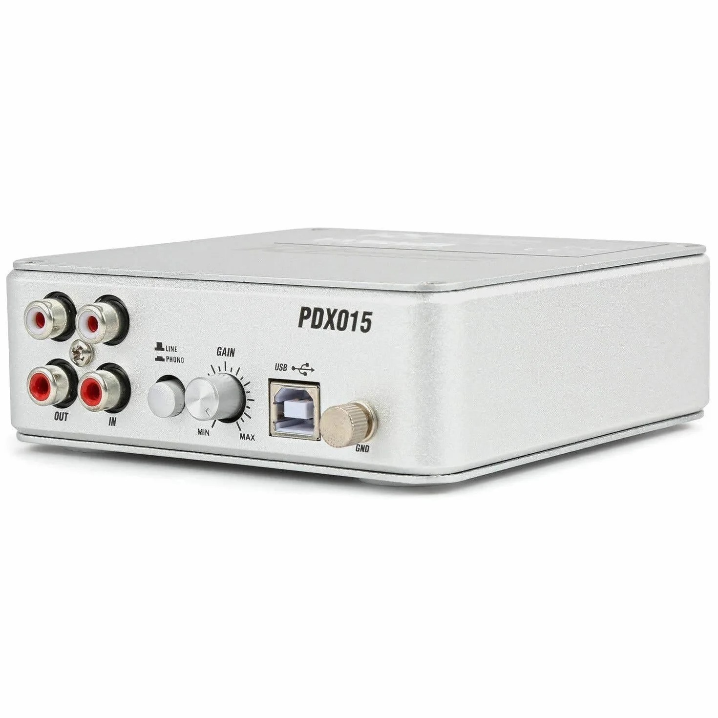 Power Dynamics PDX015 LP Digitalisierender Phono USB Vorverstärker