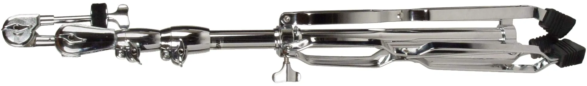 XDrum Beckenständer Pro mit Galgen - Cymbal Boom Stand für Schlagzeug - höhenverstellbar 85 bis 190 cm - versenkbarer 40 cm Galgen - doppelstrebig - Memory Locks - 5,2 kg - Chrom