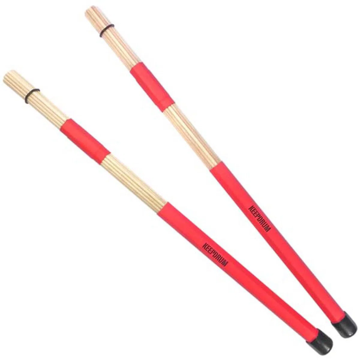 keepdrum Stickbag Starter-Set + SV1 Rods + SV507 Jazz Besen + 5A Drumsticks