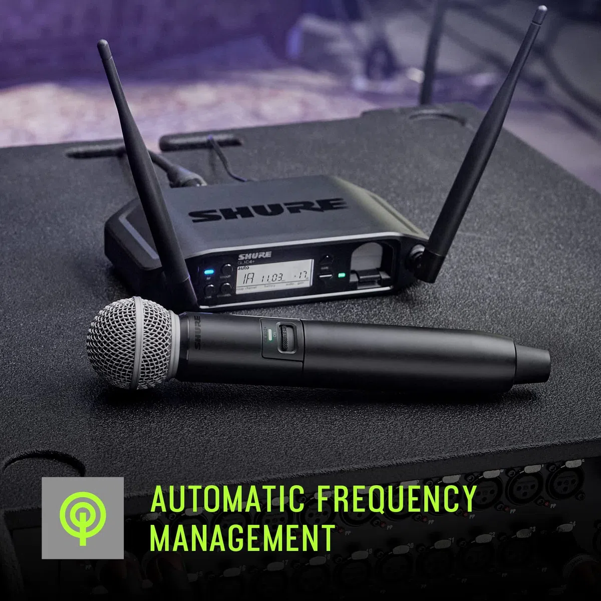 Shure GLX-D+ Dual Band SB904 Lithium-Ion Rechargeable Battery with up to 12 hours of Runtime, Compatible with GLXD+ Digital Wireless Systems (GLXD1+ Bodypacks and GLXD2+ Handheld Transmitters)