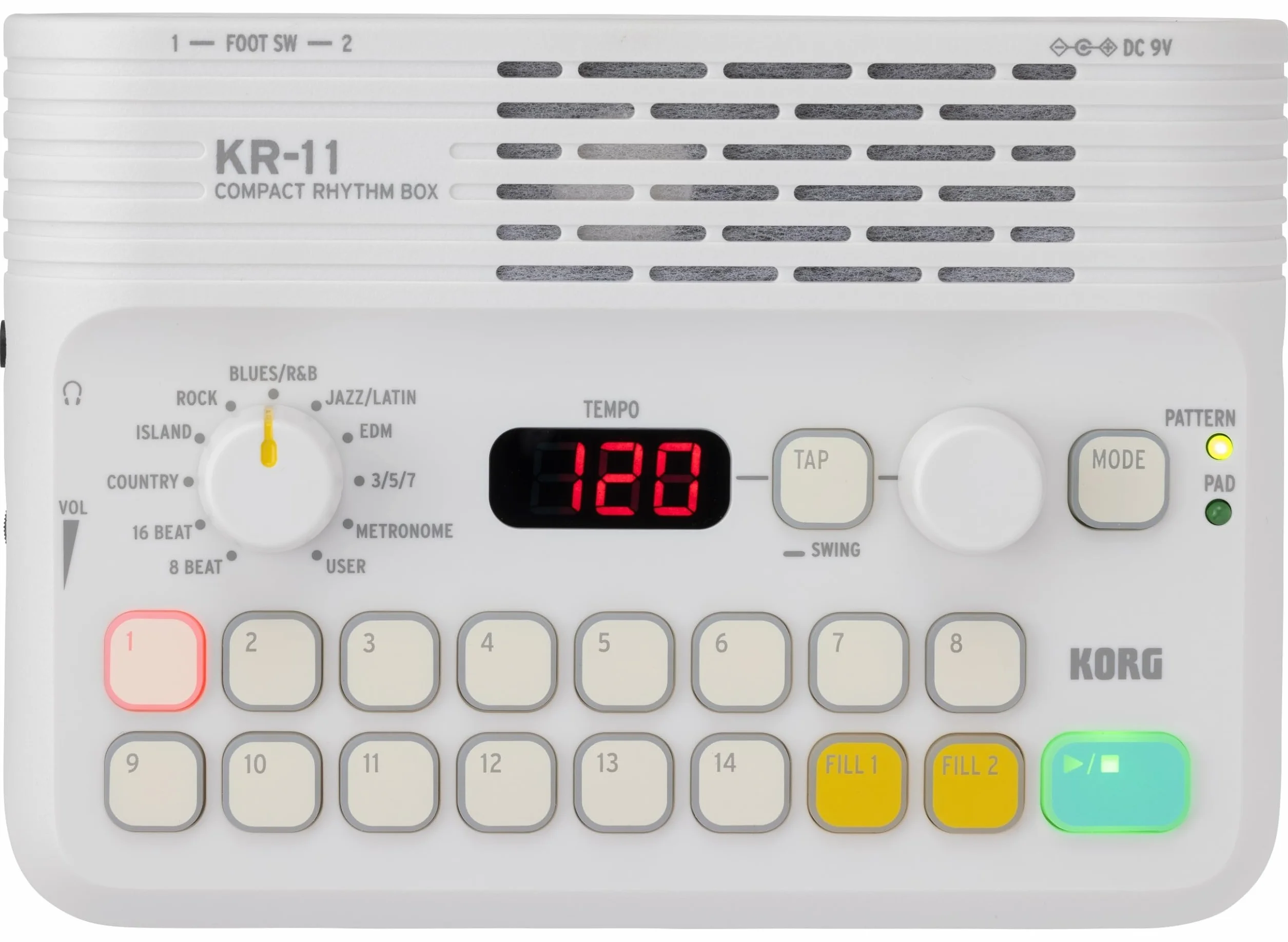Korg KR-11 – Kompakte Rhythmus Box Drum Maschine