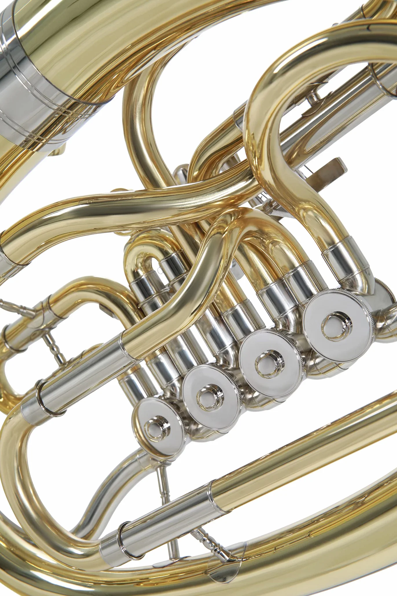 Roy Benson Bb-Bariton BH-202 (mit Ø 26 cm Schallbecher, Neusilber Komponenten, 4 Zylinderventilen, Präzision und erstklassiger Klang, im leicht transportierbaren Formetui)