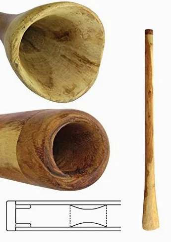 Didgeridoo Eucalyptus Natur ca. 135 cm mit Leinenöl überzogen Sphärisch meditativ Australien Weltmusik
