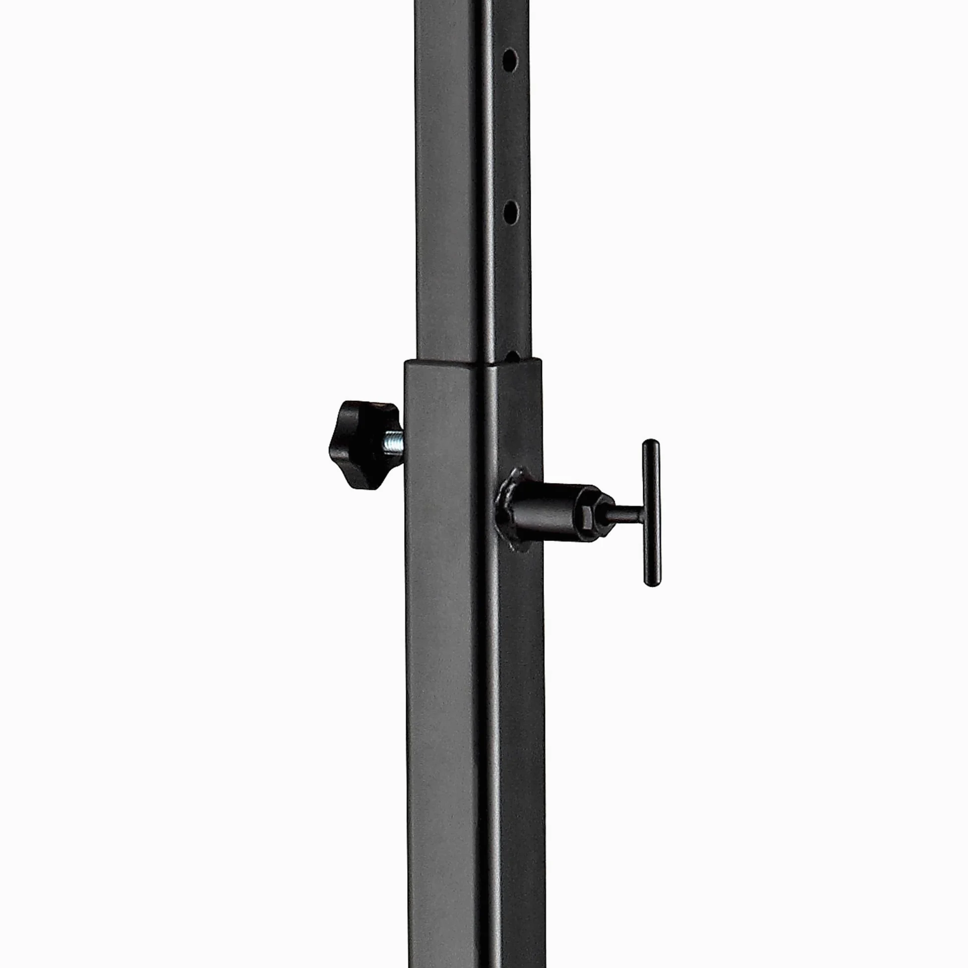 Sonic Energy Gong Ständer – Zubehör für Gongs und Tam Tams bis 81 cm – Höhenverstellbar bis 205 cm – Pulverbeschichteter Stahl, schwarz (TMGS)