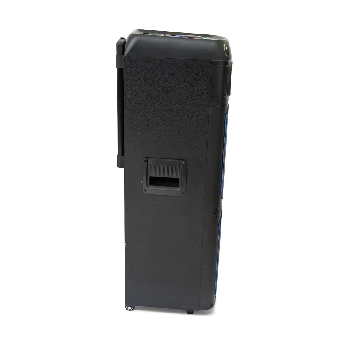 Ibiza STUPDJ1400 Aktiver Lautsprecher 1400W – Bluetooth, USB, TWS, LED-Lichteffekte, DJ & Karaoke Box mit Mikrofon, Aufnahmefunktion & Rollen