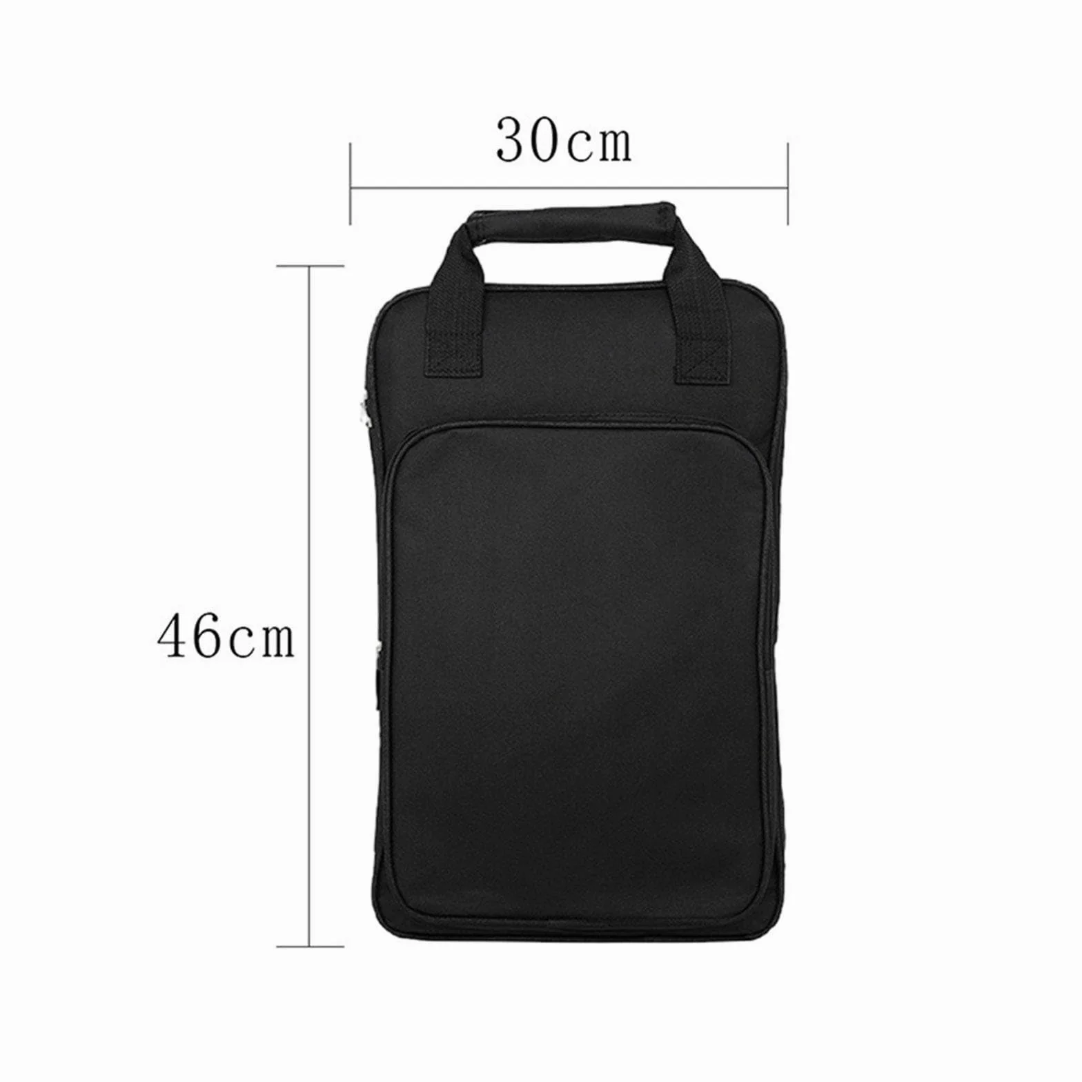 Amagogo Drumstick Bag Mallet Bag Rucksack Portable Waterproof Drumstick Storage Backpack for Drumstick Storage Playing Accessories, Black