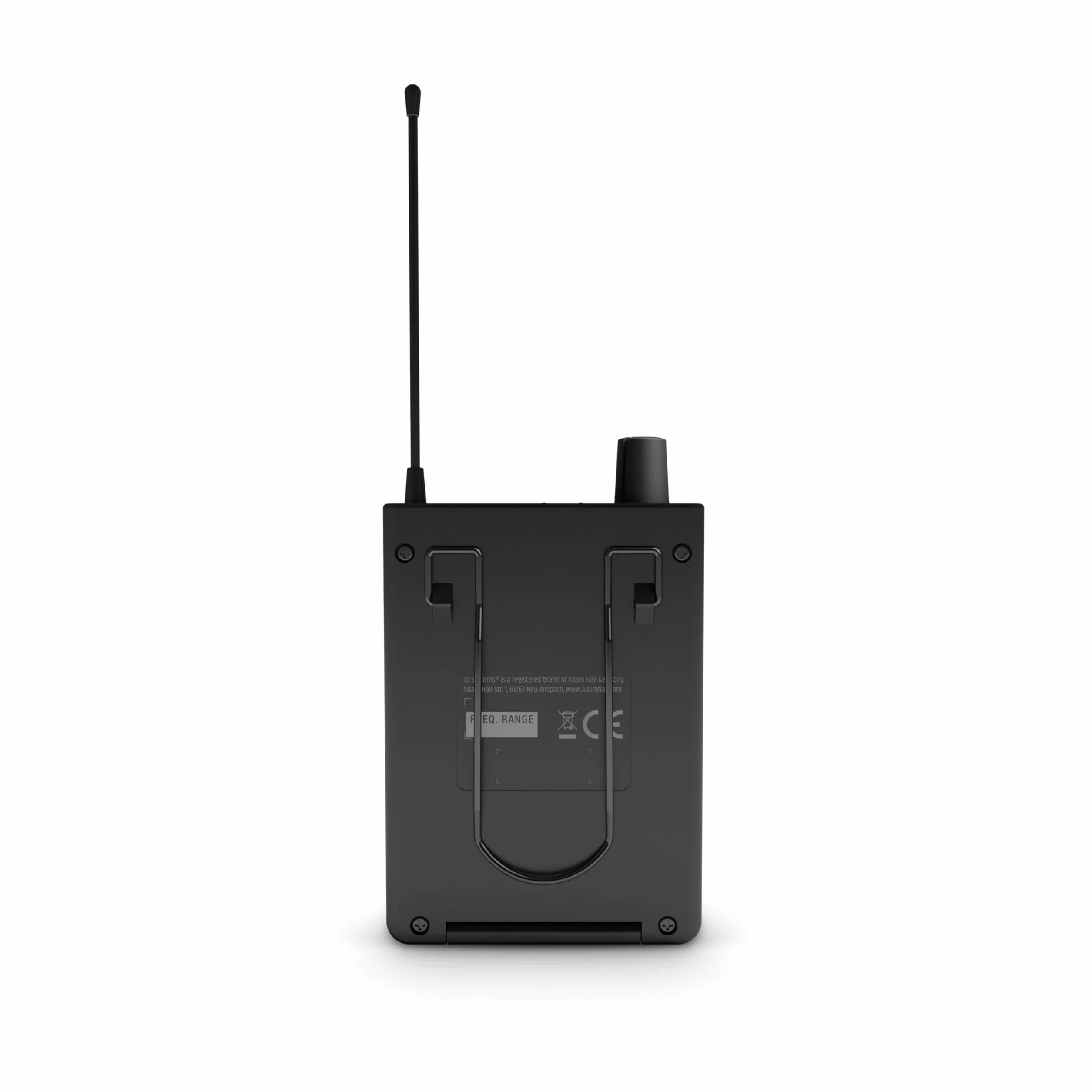LD Systems U308 IEM R - In-Ear Monitoring System Empfänger, 863-865 MHz + 823-832 MHz, schwarz