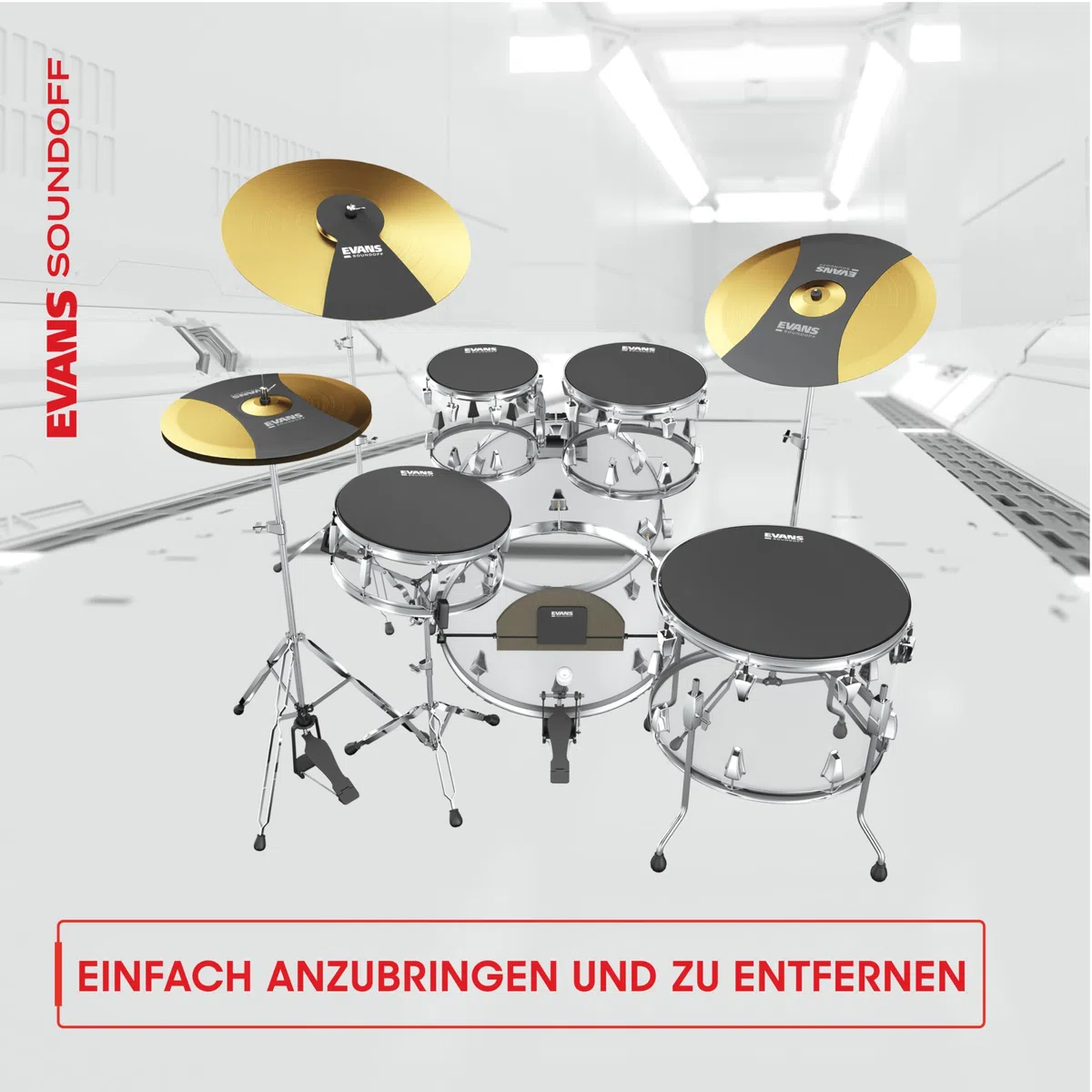 Evans Sound Off Mute Pack Standard 12,13,14,16