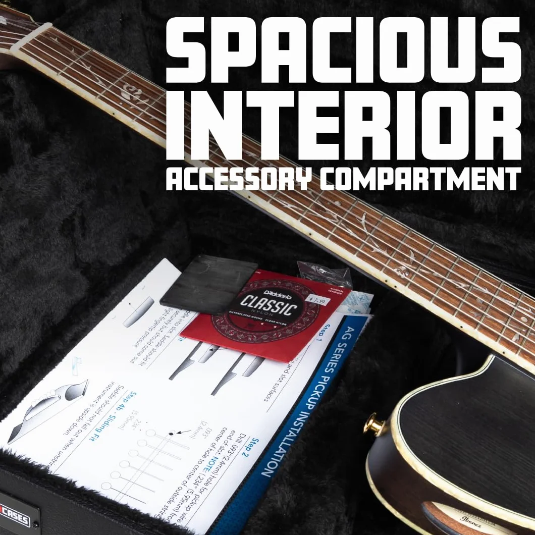 Gator Frameworks Gitarrenkoffer für Ibanez TOD und FRH Modelle | schwarz (GWE-TODFRHN)