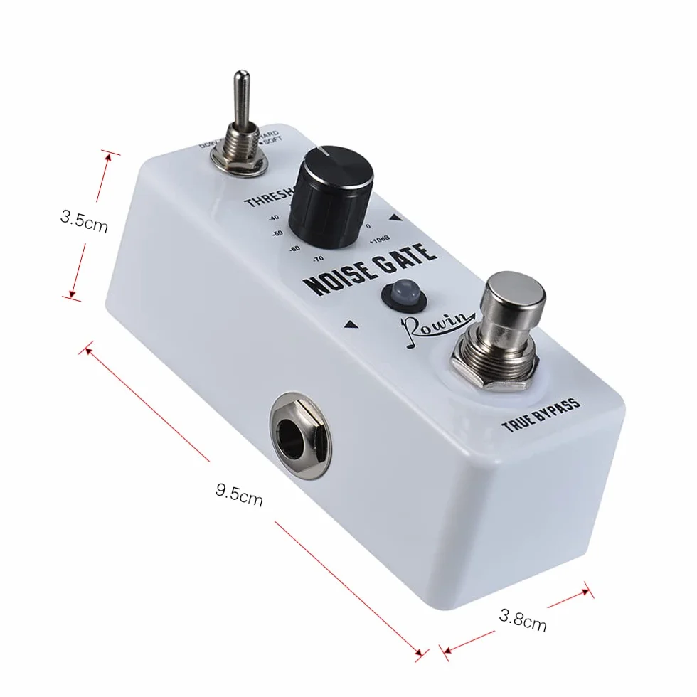 Btuty Noise Gate Pedal Gitarre Noise Suppressor Effekte Pedal Rauschunterdrückung Pedal 2 Modi True Bypass