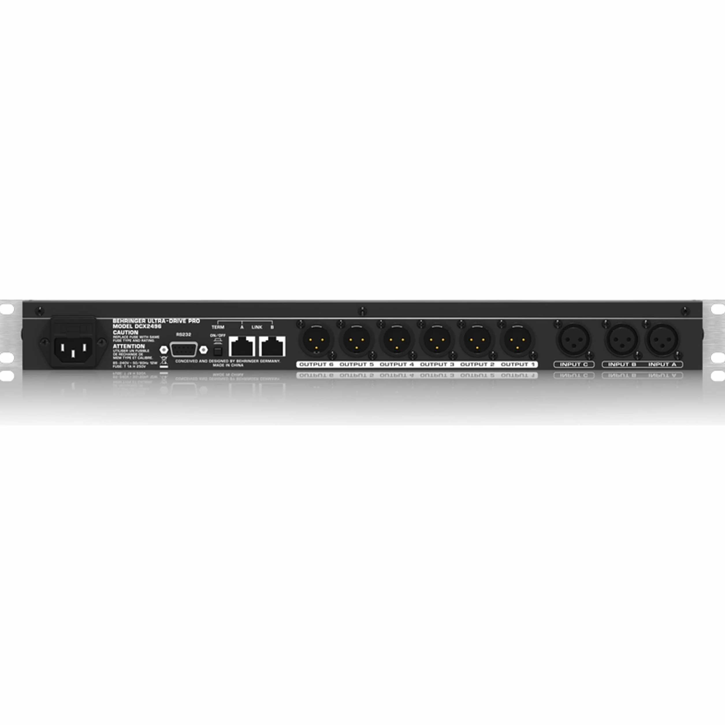 Behringer ULTRADRIVE DCX2496LE Ultrahochpräzises digitales 24-Bit/96-kHz-Lautsprecher-Managementsystem