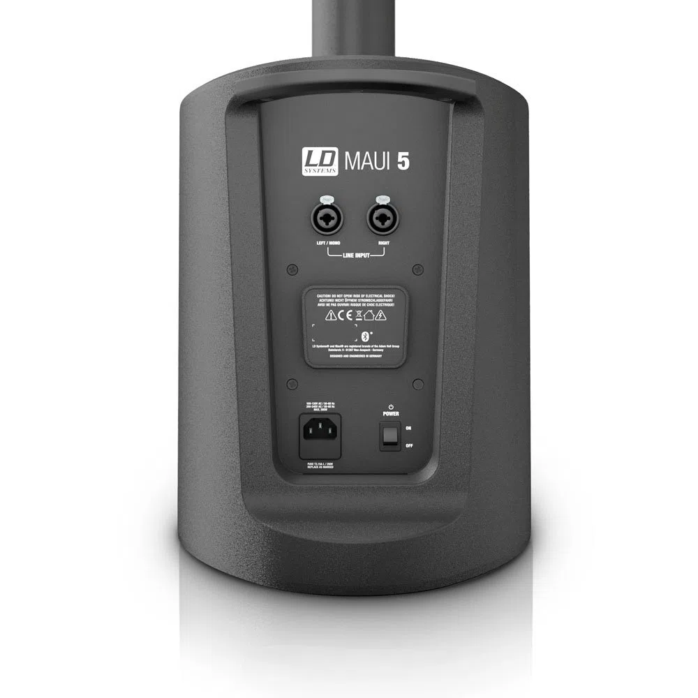 LD Systems LDMAUI5 Ultraportables Säulen PA System mit Mixer schwarz