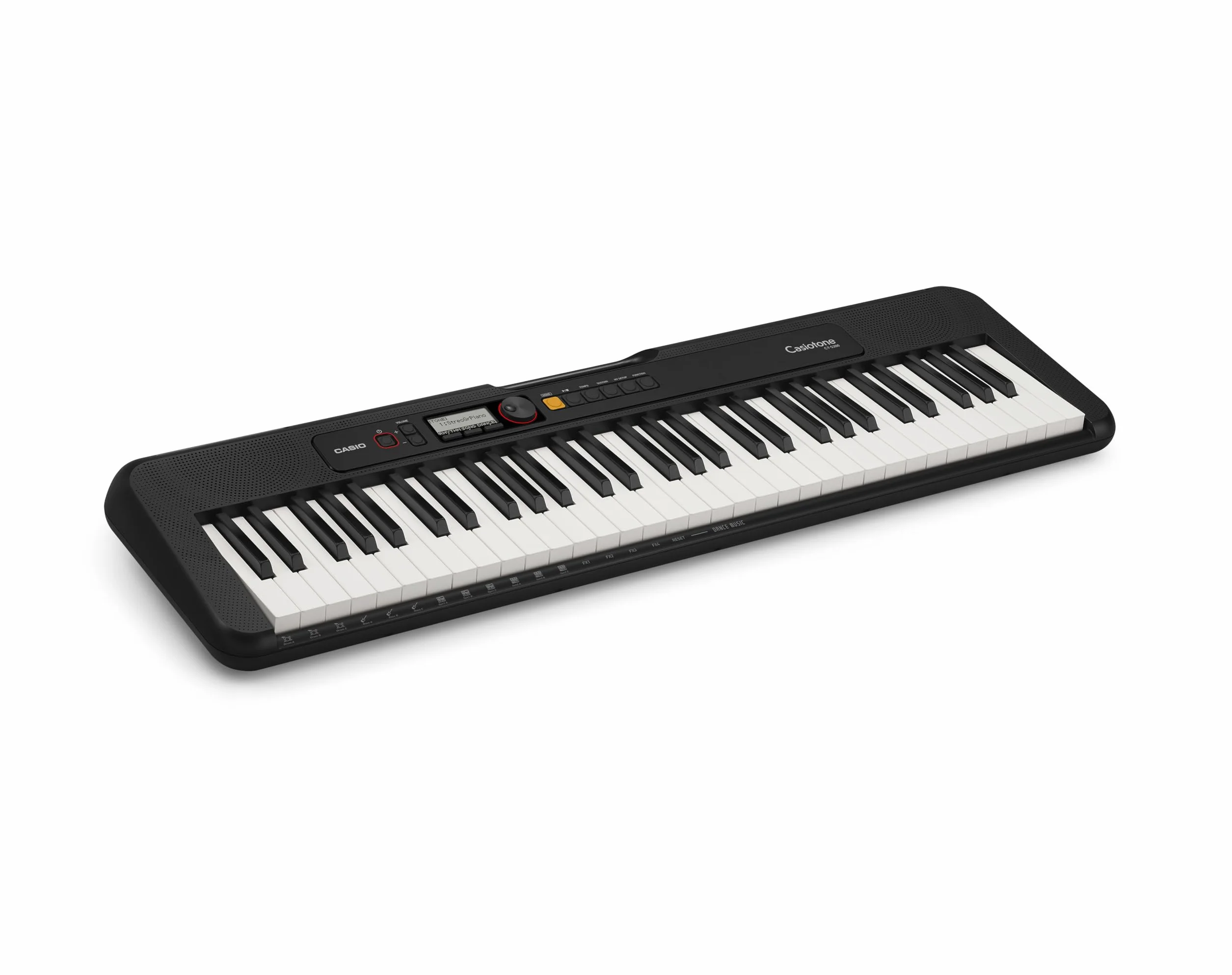 Casio CT-S200BK CASIOTONE Keyboard mit 61 Standtasten und Begleitautomatik, schwarz
