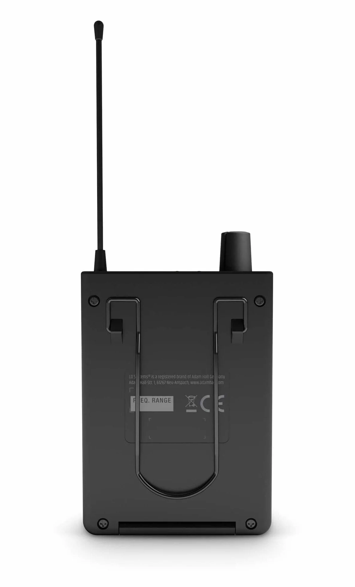 LD Systems U308 IEM - In-Ear Monitoring-System mit Sender und Bodypack, 863-865 MHz + 823-832 MHz, schwarz