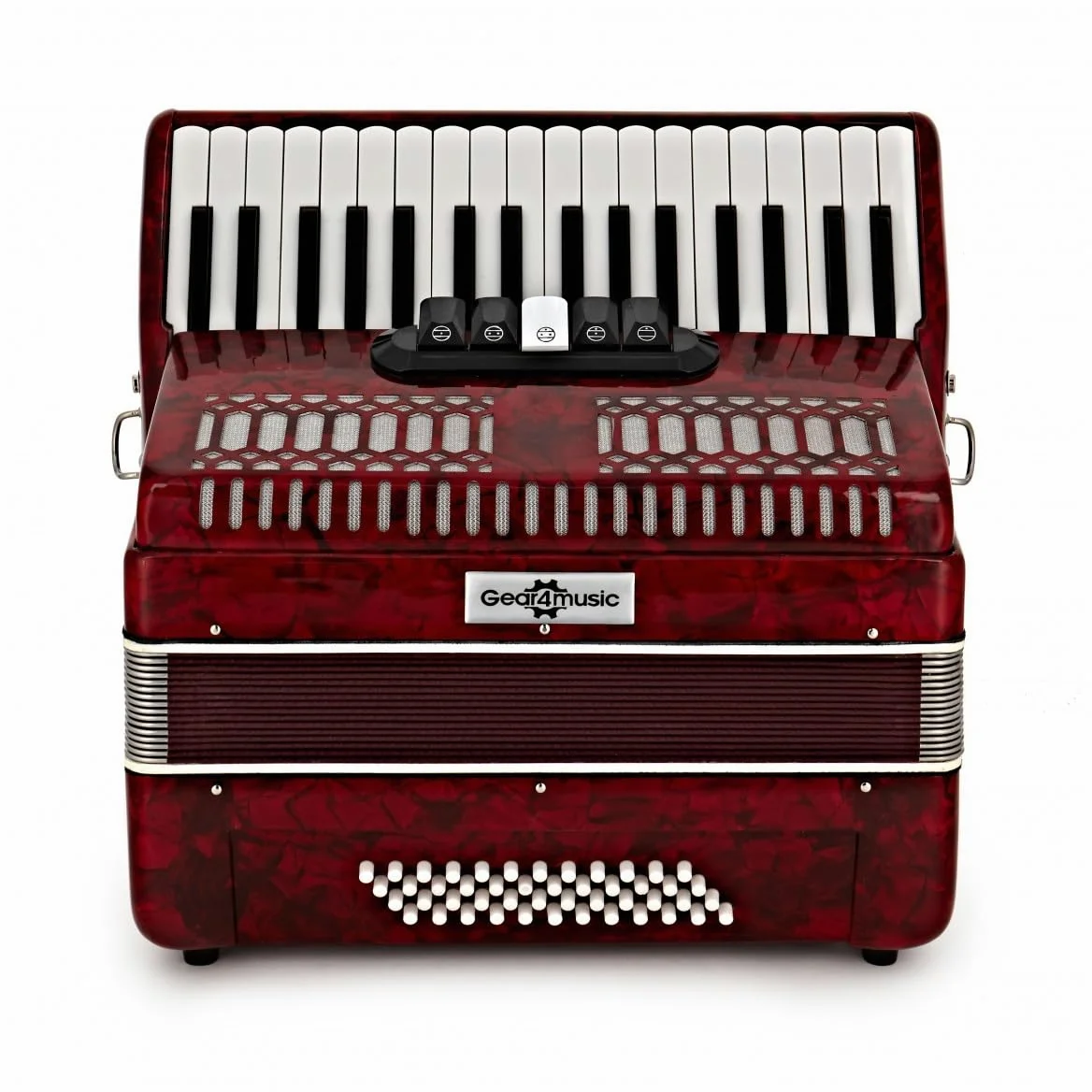 Deluxe-Akkordeon von Gear4music, 48 Bässe