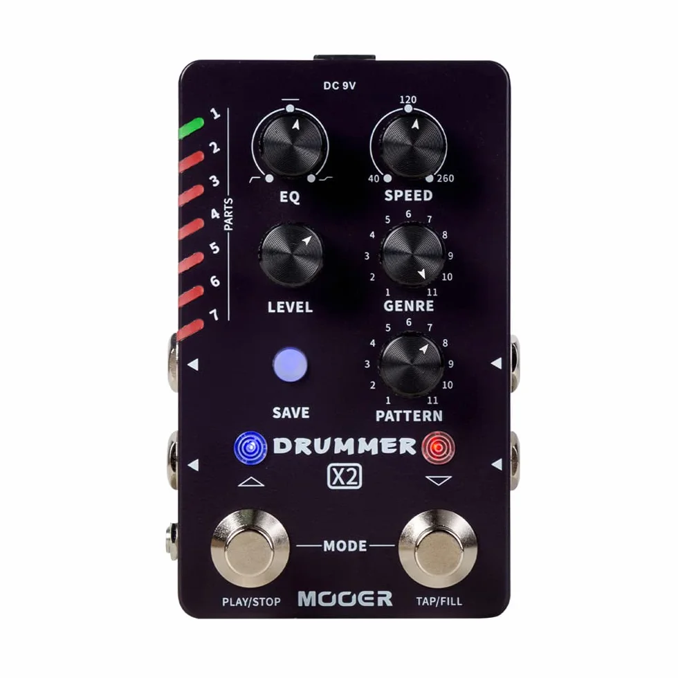 Mooer Drummer X2 Drum Machine Pedal