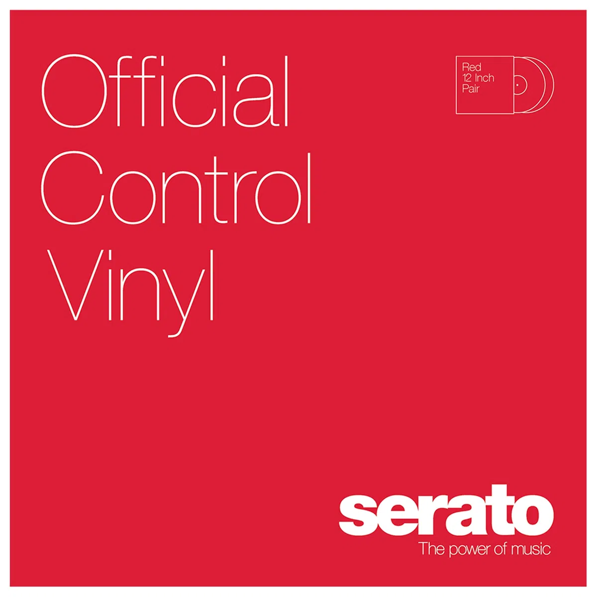 Serato Performance Control Vinyl Rot (paar)