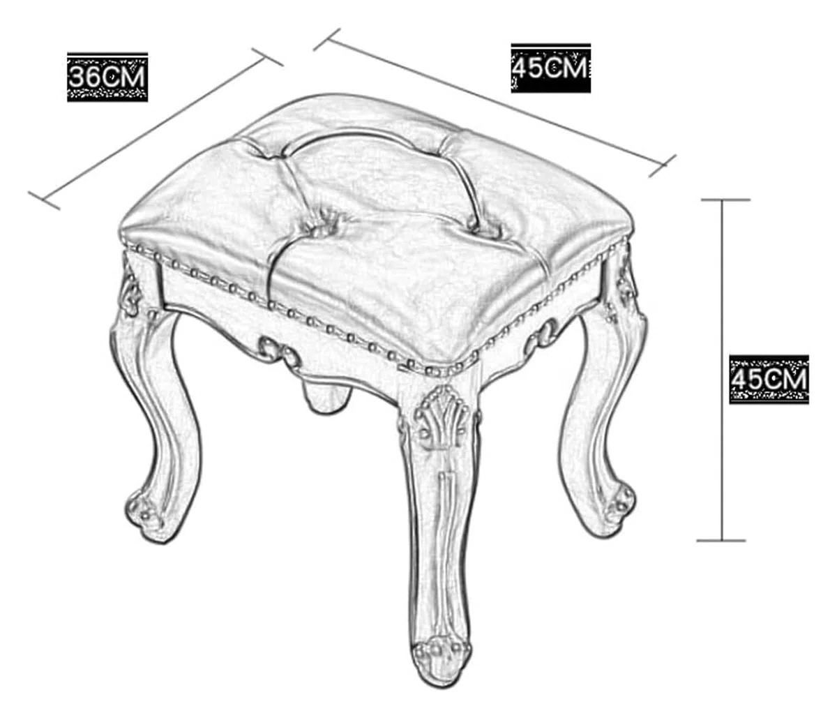 Pianobank, Klavierbank, Klavierhocker, Schminkstuhl, Klavierhocker, Schminkhocker, Schuhwechselhocker for den Haushalt, Schminkhocker for das Schlafzimmer(White)