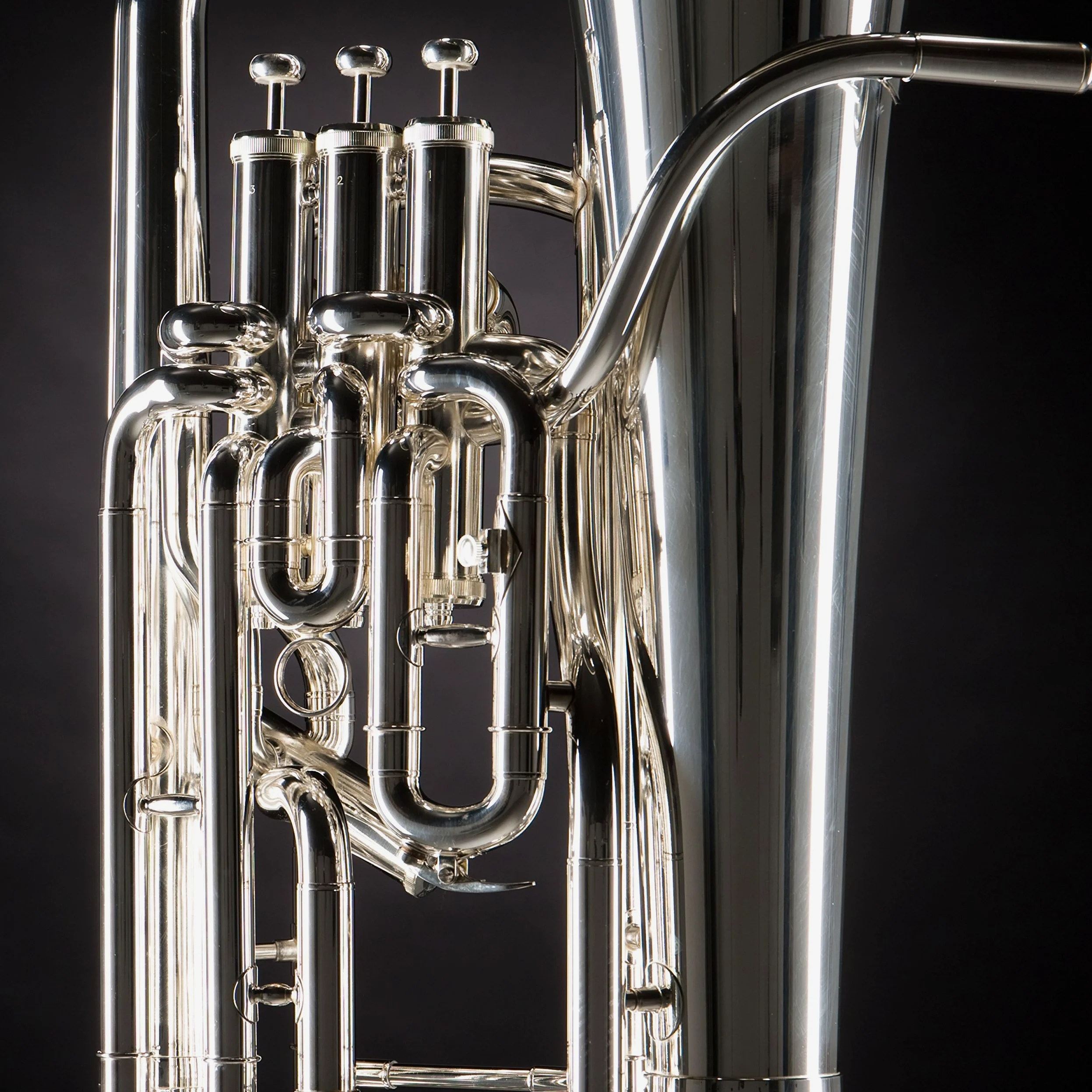 Monzani MZEP-1150S Bb-Euphonium, Vollkompensiertes Messinginstrument, Leichte Ansprache, Voll, Warmer Ton, Unproblematische Intonation, Inklusive Mundstück und Hardcase