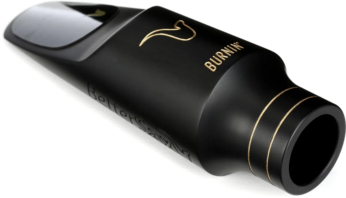 BetterSax Burnin' Mundstück für Altsaxophon, Größe 6, 0,2 cm Spitzenöffnung, präzise verarbeitet für außergewöhnlichen Klang und mühelose Spielbarkeit. Perfekt für Jazz, Big Band und zeitgenössische