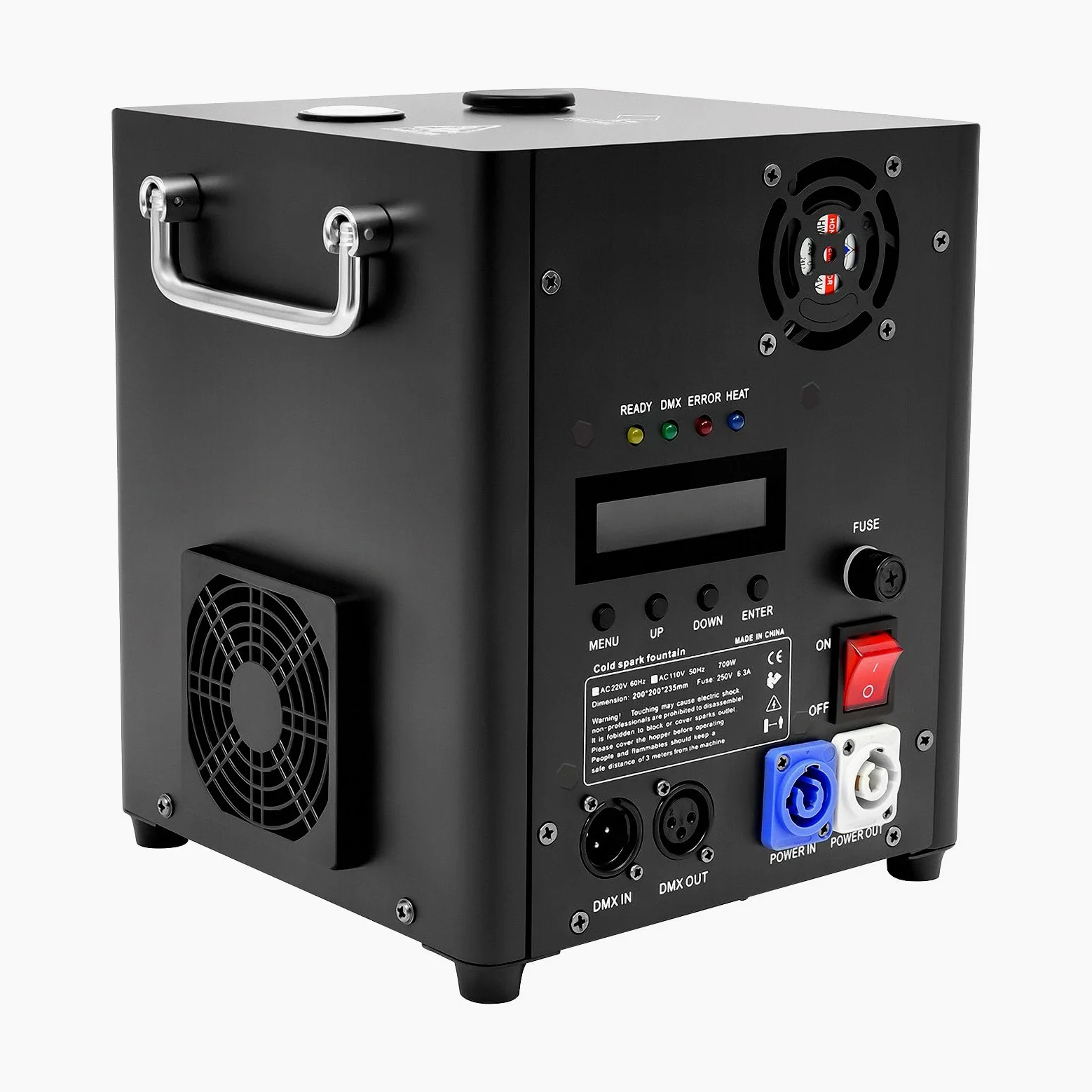 700W Elektronische Fernsteuerung Sparkler Pyrotechnik Maschine Kaltes Sparkler DMX Sparkular Sparkler FX Feuerwerk Bühne Fernsteuerung Sparkler Für Bar Bühne Party
