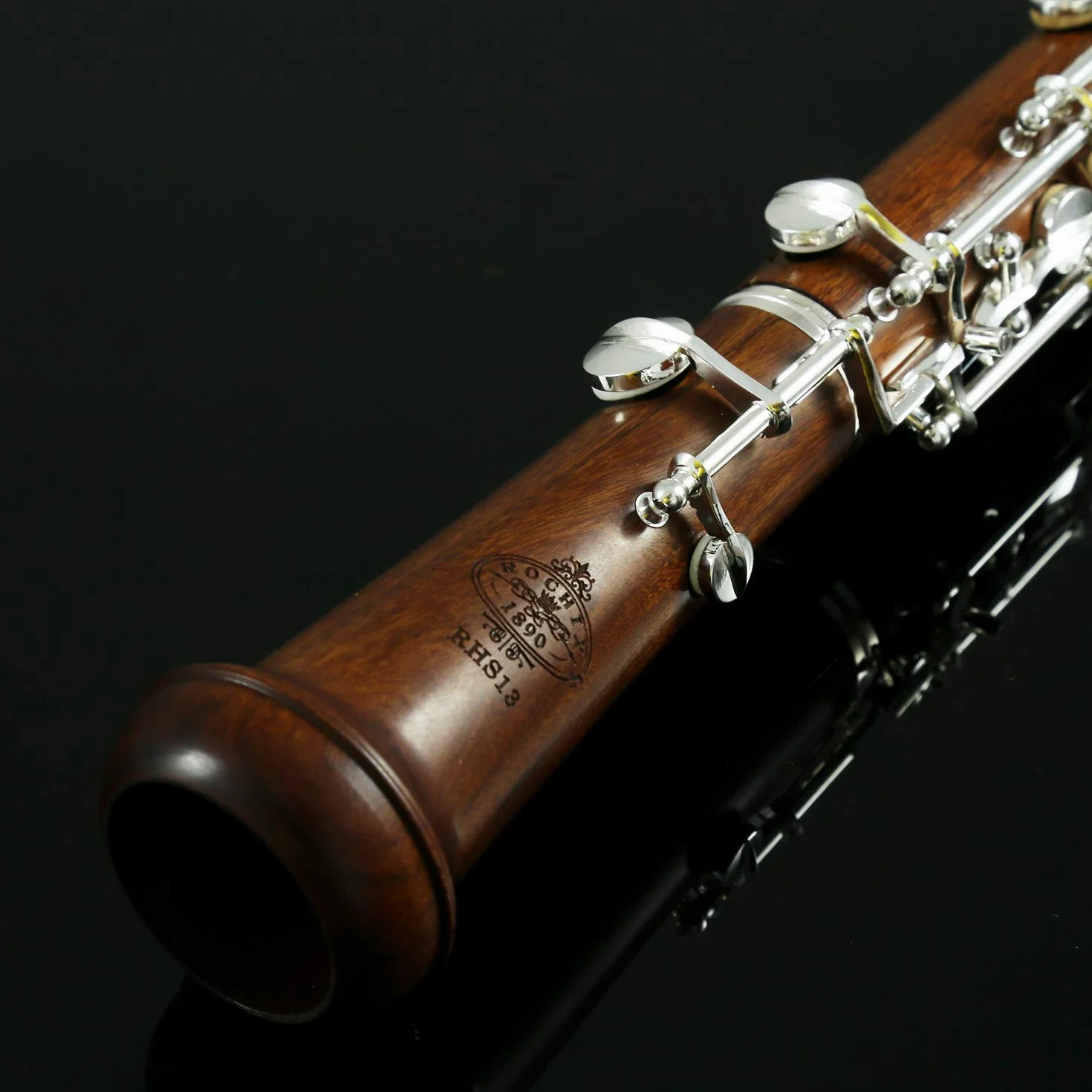 Rochix Oboe RHS13 Redwood Korpus versilbert halbautomatischer C-Ton