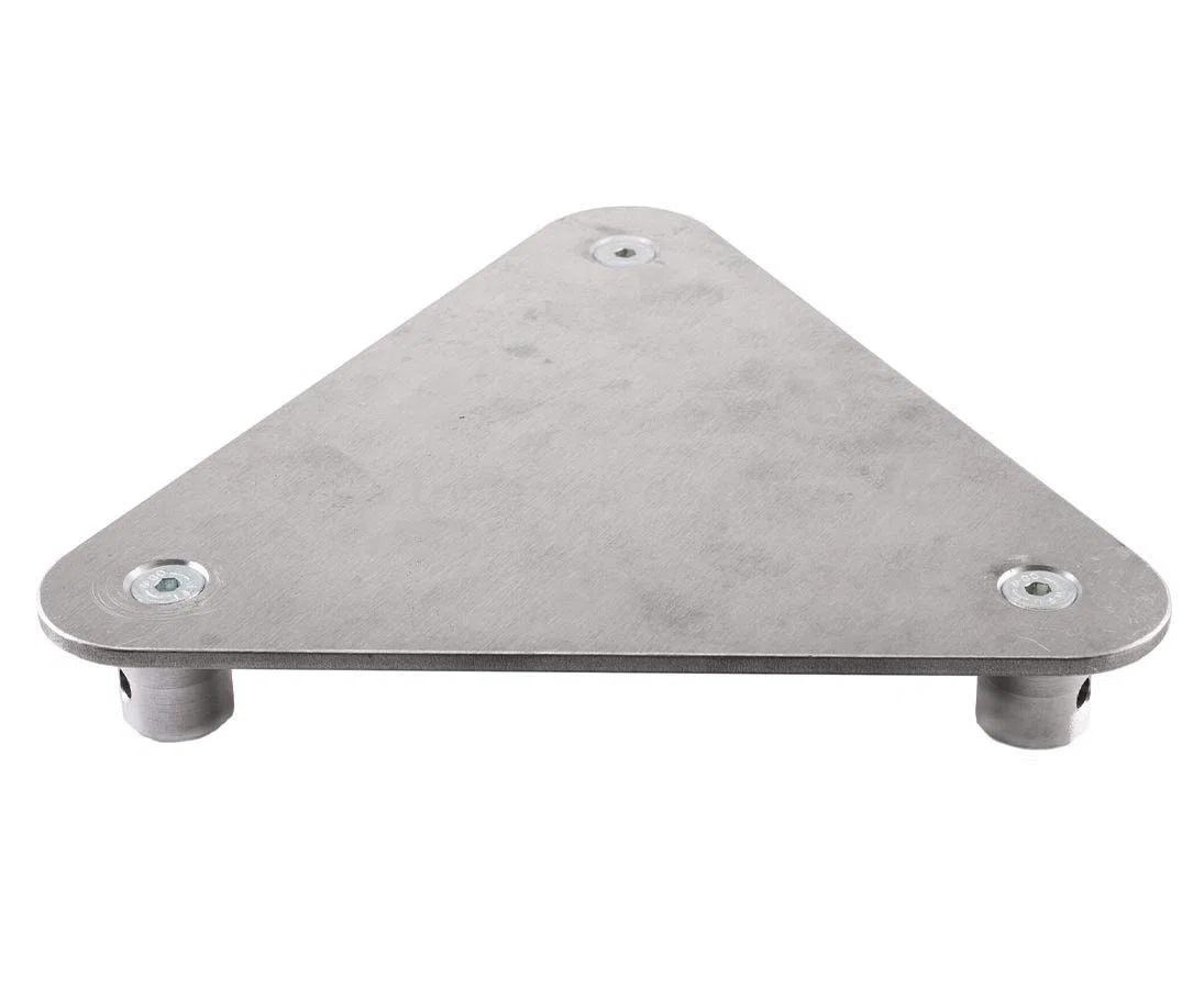 Alu System Trussing AST, Traverse 3 Punkt, Deko Truss, Bodenplatte, male