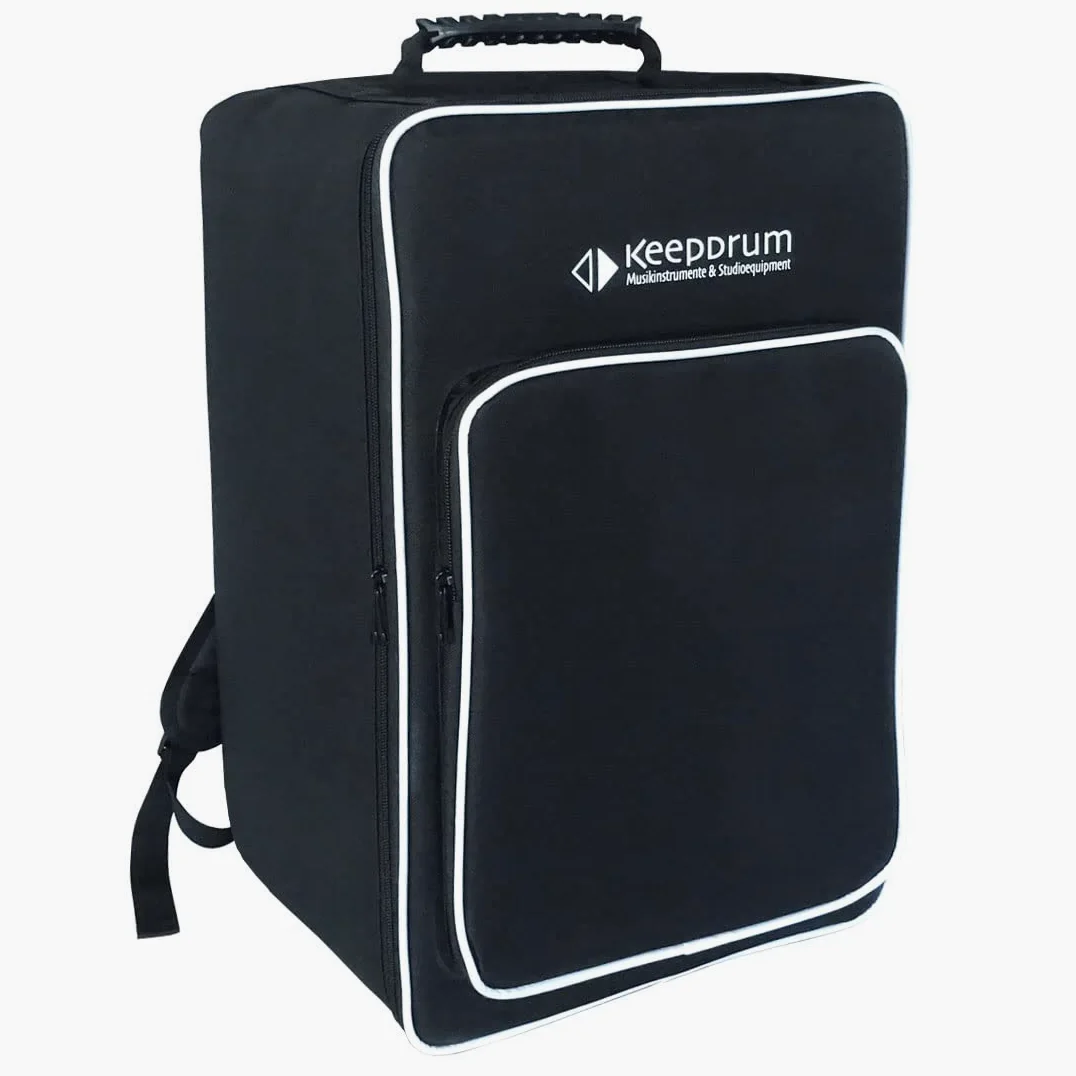 keepdrum Cajon Rucksack-Tasche Nylon Gig-Bag Cajontasche Backpack gepolstert
