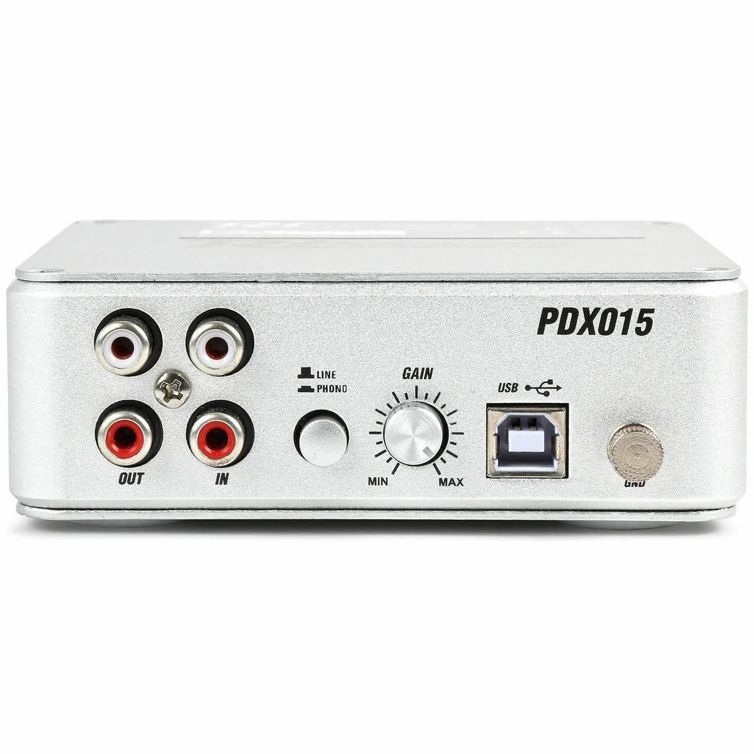 Power Dynamics PDX015 LP Digitalisierender Phono USB Vorverstärker