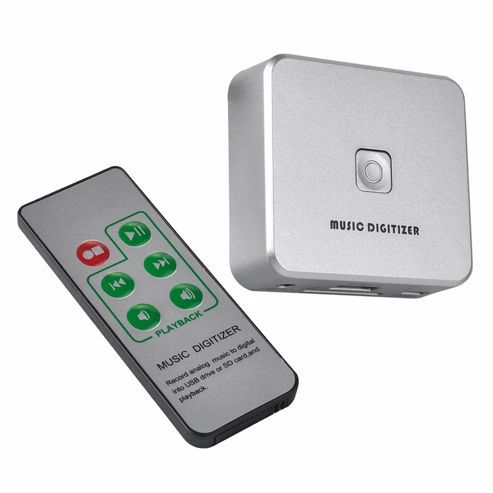 non-brand Audio Recorder/Audio-Digitalisierer/Audio Grabber mit 3,5 mm Speichern auf USB-Scheibe als MP3-Datei mit Fernbedienung