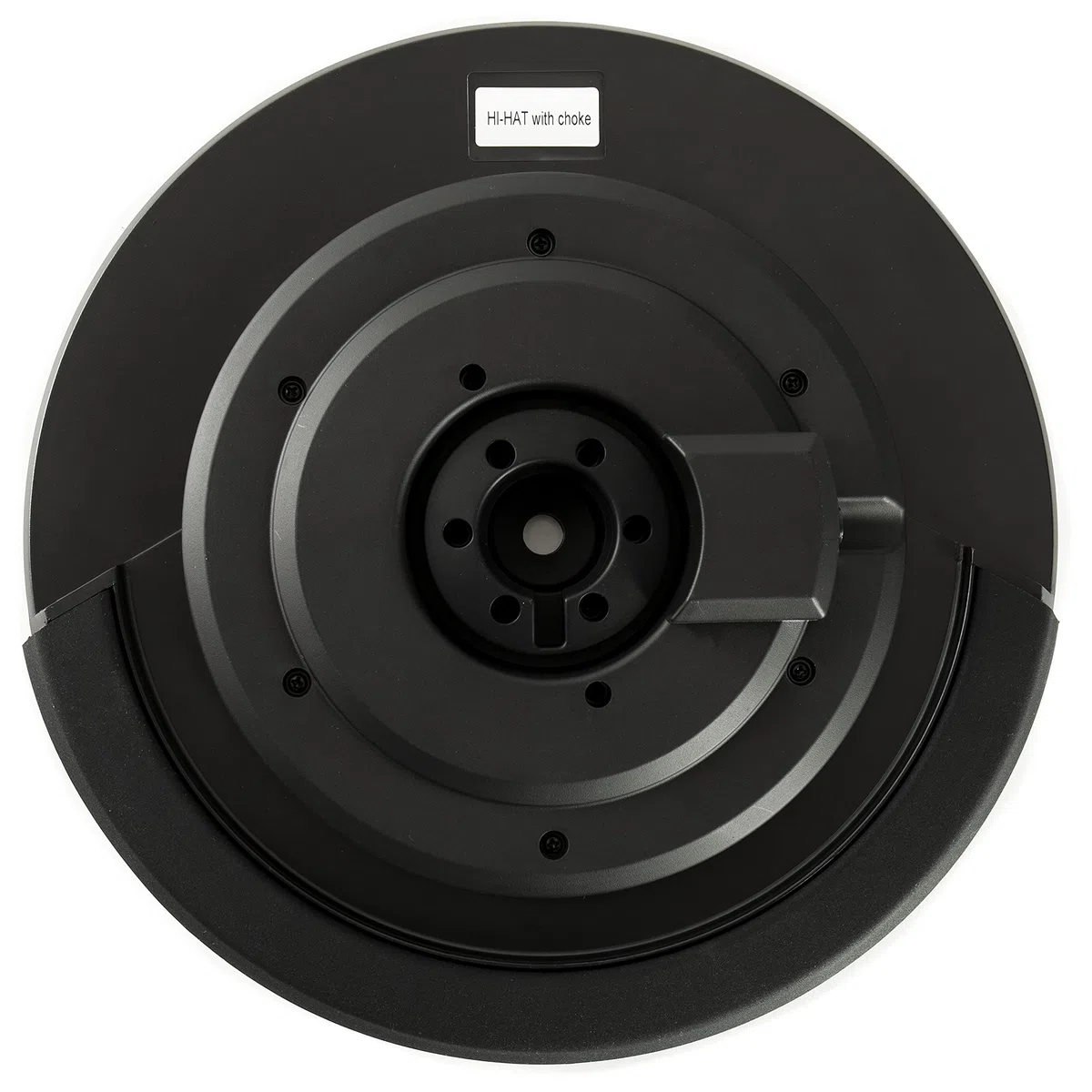 Fame FCP12HHS HiHat Cymbal Pad 12, Professionelles Stereo E-Drum Becken Pad, Gummispielfläche, 2 Zonen, Realistische Ansprache, Perfekter Rebound, Kompatibel mit Fame DD-Modellen, Alesis