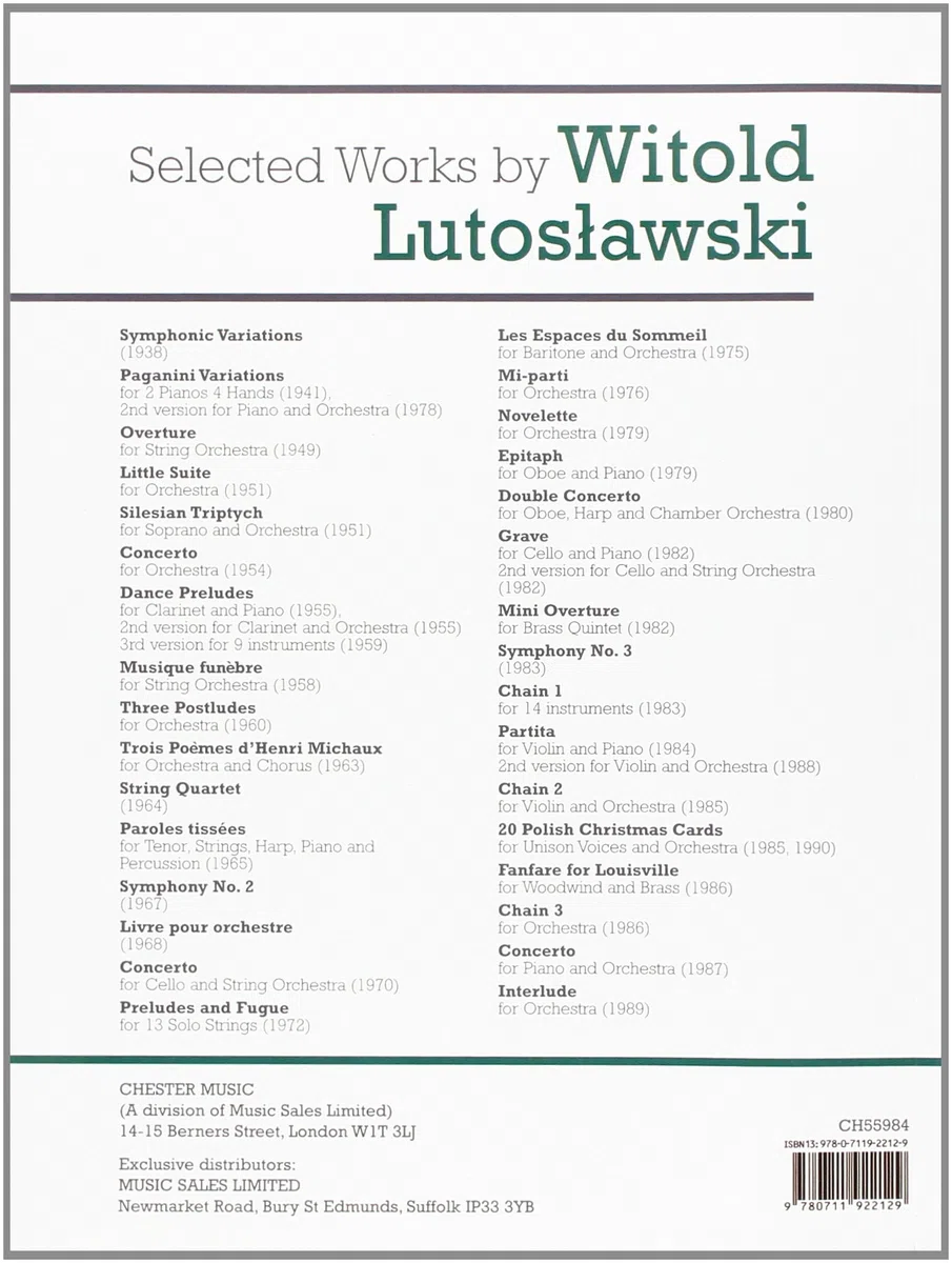 Concerto for Piano and Orchestra