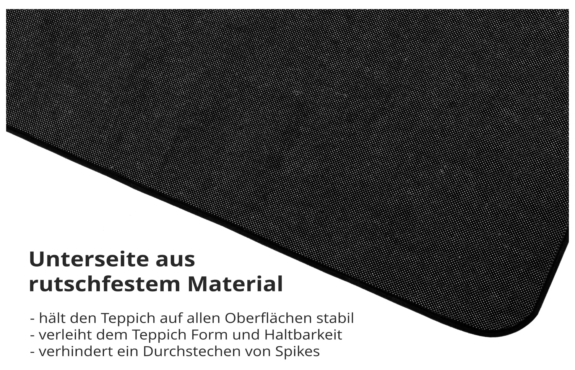 Stagecaptain DTB-1620 BK Drum Teppich Schwarz - Mittelgroßer Schlagzeugteppich - 160 x 200 cm - Dicht gewebte Oberfläche - rutschfeste Unterseite - Mit Klettband - Transporttasche - Schwarz