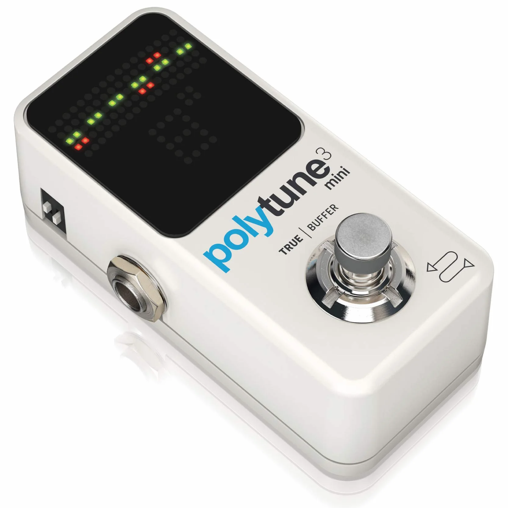 TC Electronic POLYTUNE 3 Kleiner Polyphoner Tuner mit Mehreren Stimmmodi und Integriertem BONAFIDE-PUFFER