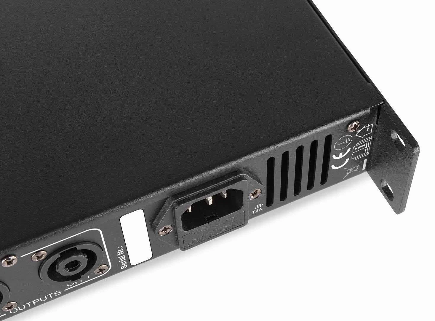 Vonyx VDA1000 PA Verstärker Endstufe 1000 Watt, mit 3-Band-Equalizer, 2 Kanal DMX Kombi Input, Speak-On Output, ideal für DJ Boxen, Clubs, Bars und Gastronomie, Schwarz
