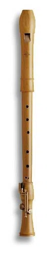 Mollenhauer 2446 Canta Tenor-Blockflöte Barock mit Doppelloch und Doppelklappe Birnbaum hell Natur-Holz - Tenorflöte in C - Tenorblockflöte inkl. Baumwolltasche, Wollwischer, Fettdöschen, Grifftabelle und Pflegeanleitung