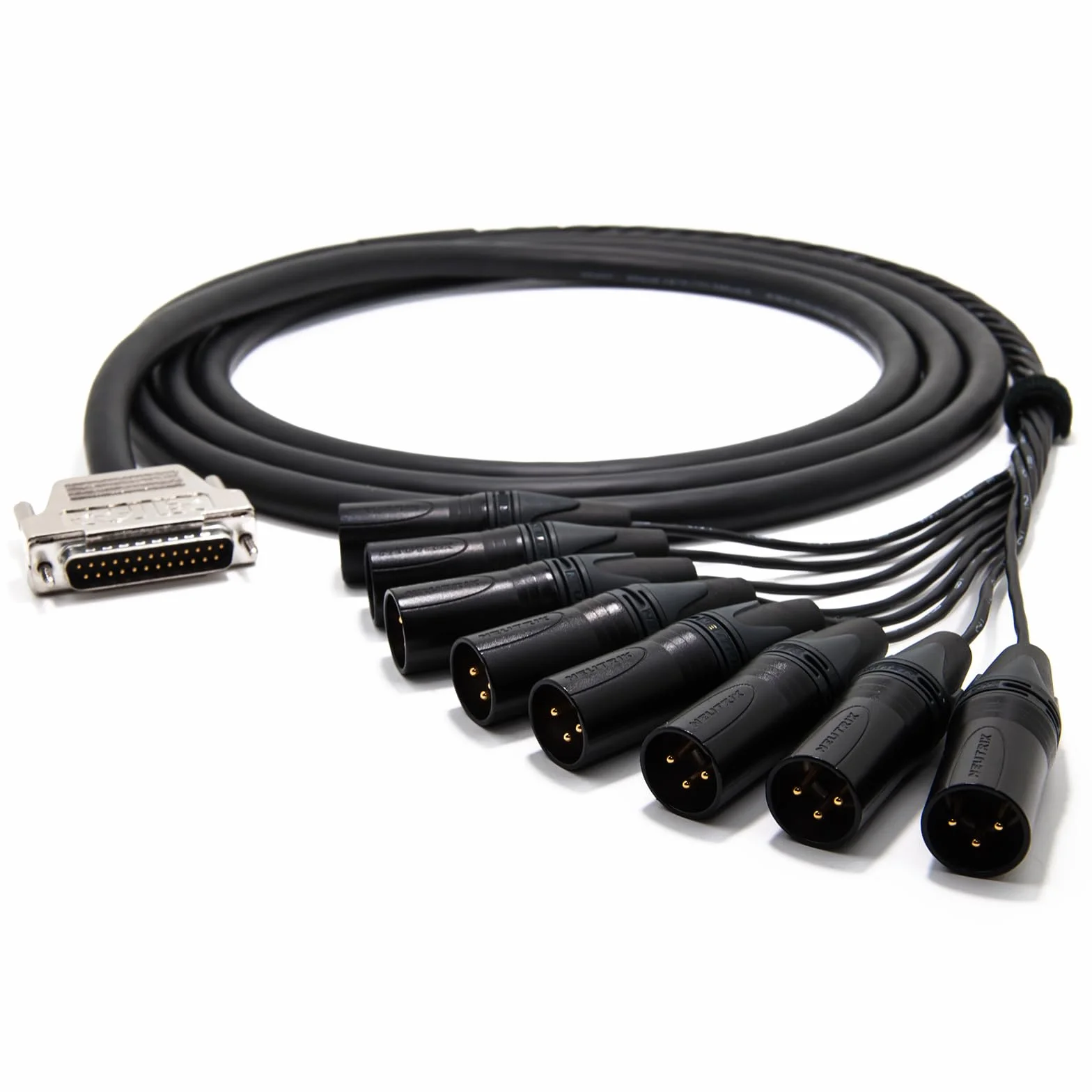enoaudio Mogami 2932 8 Multicore Analog Kabel Breakout | Gold D-Sub 25 - Neutrik XLR male | HiFi, 1,5 m