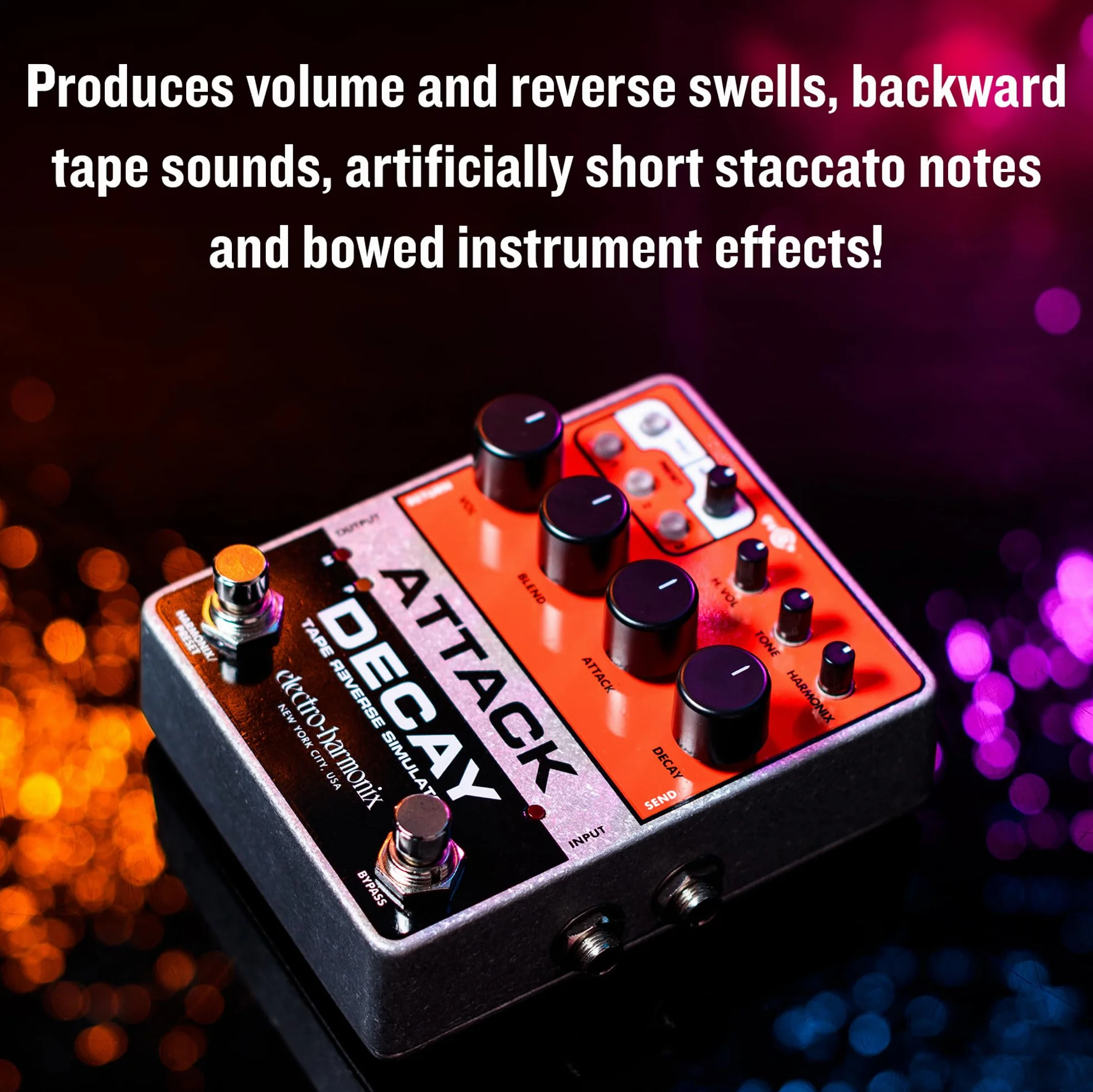 Electro Harmonix Attack Decay Tape Reverse Simulator - Effektgerät für Gitarren