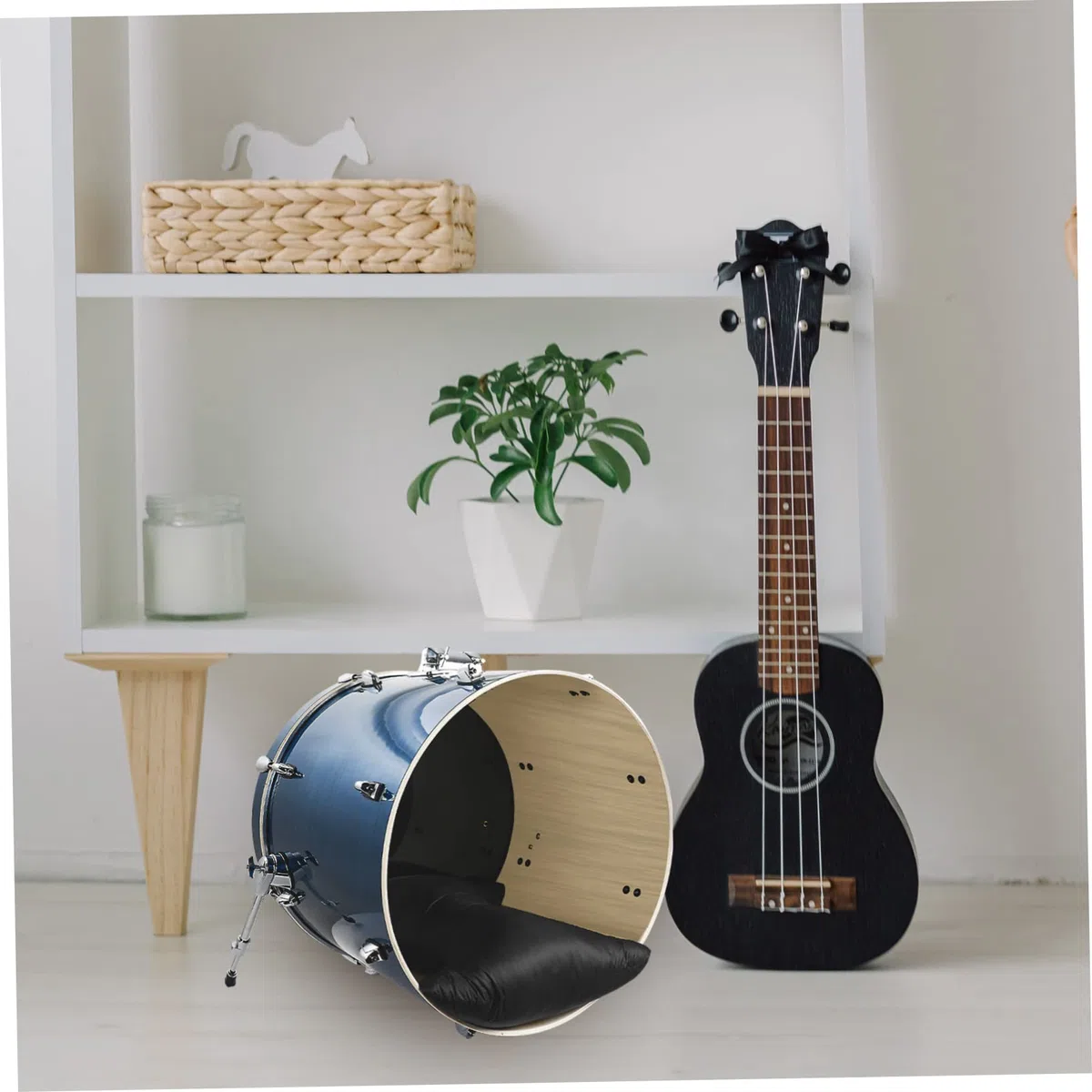 Toyvian Verdicktes Trommeldämpfungskissen Aus Baumwolle Für Bassdrum Professionelles Schlagzeug Zubehör Für Bühne Und Alltag