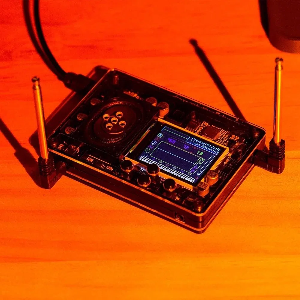 Mini-Theremin-Musikinstrument, elektronisches Musikinstrument mit Farbbildschirm, 70 verschiedene Stimmen, Musikmodul, elektronisches Instrument, elektronisches Taschen-Synthesizer für Anfänger