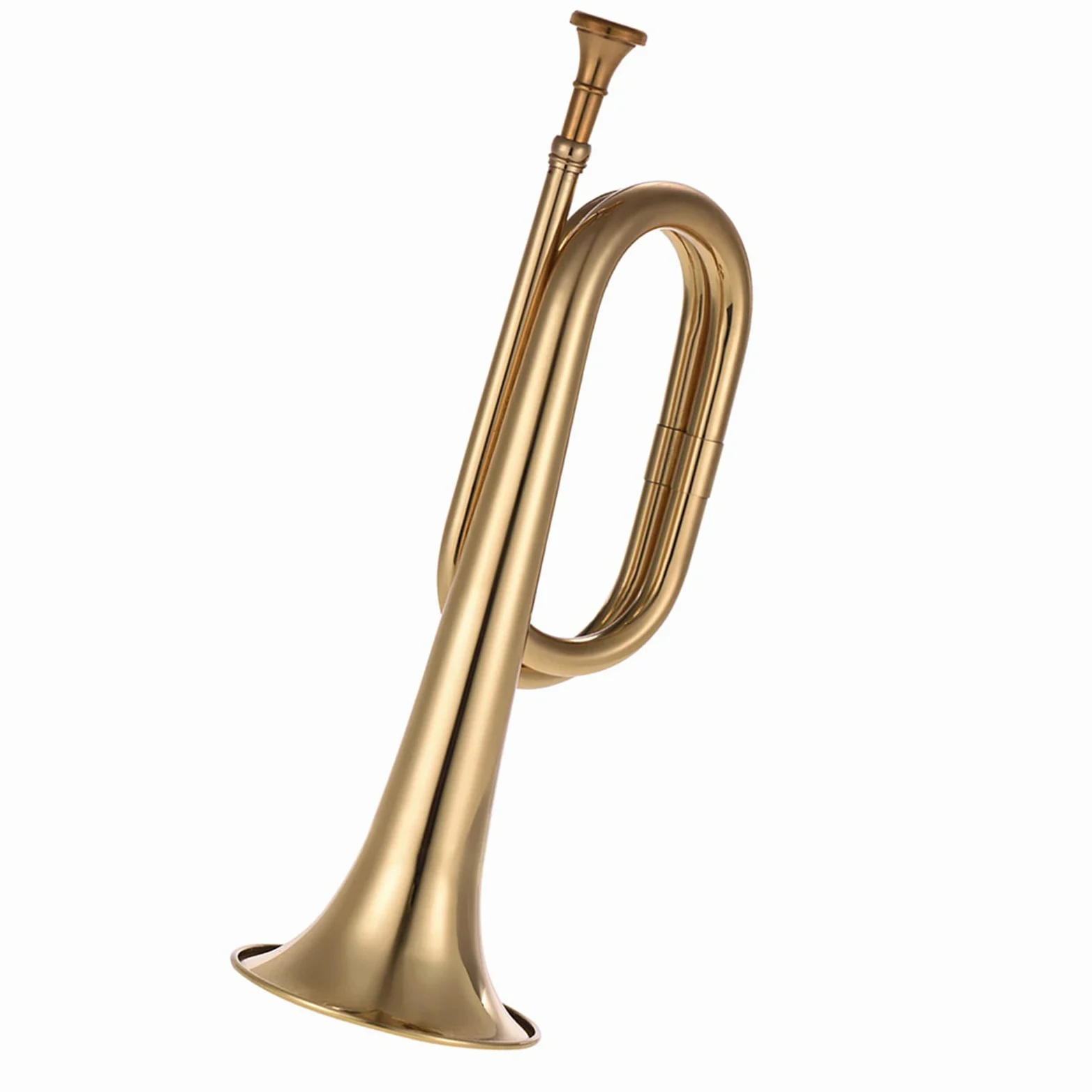 COMETX Kavallerie Trompete Signalhorn Ruf Mit Mundstück für Schulband Orchester - Messing Horn