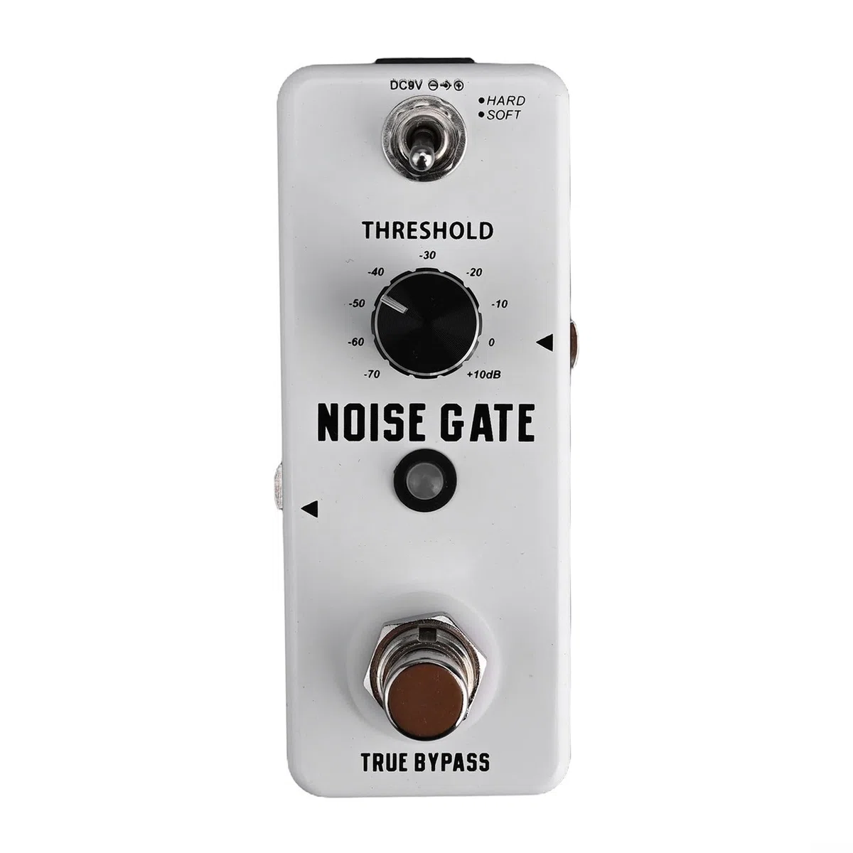 Robustes Design des Rowin LEF319 Gitarrenpedals mit effektiven Geräuschmanagement-Funktionen