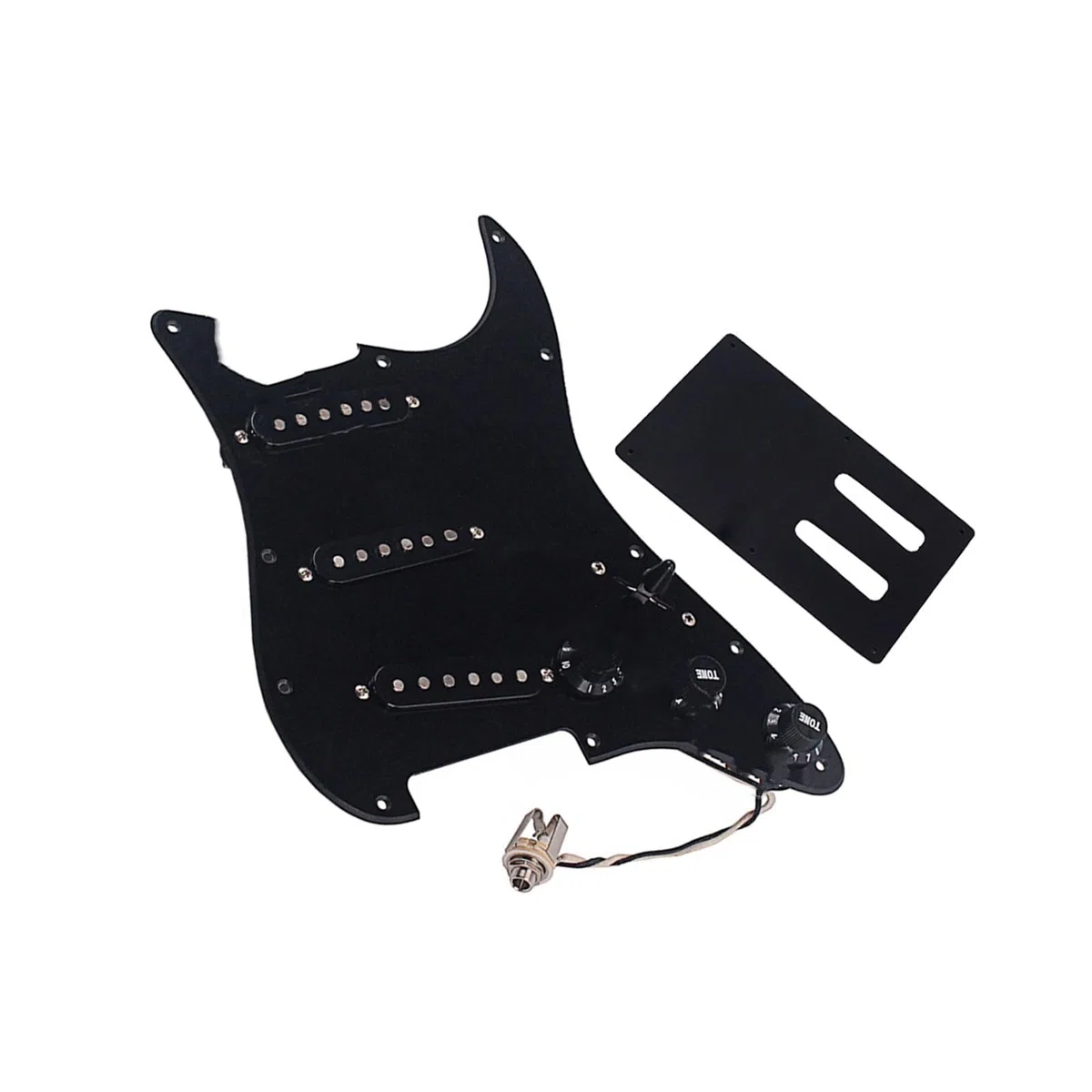 Bk 7 Segment Control Pickguard Pickup Loading Kit Gitarrenzubehör