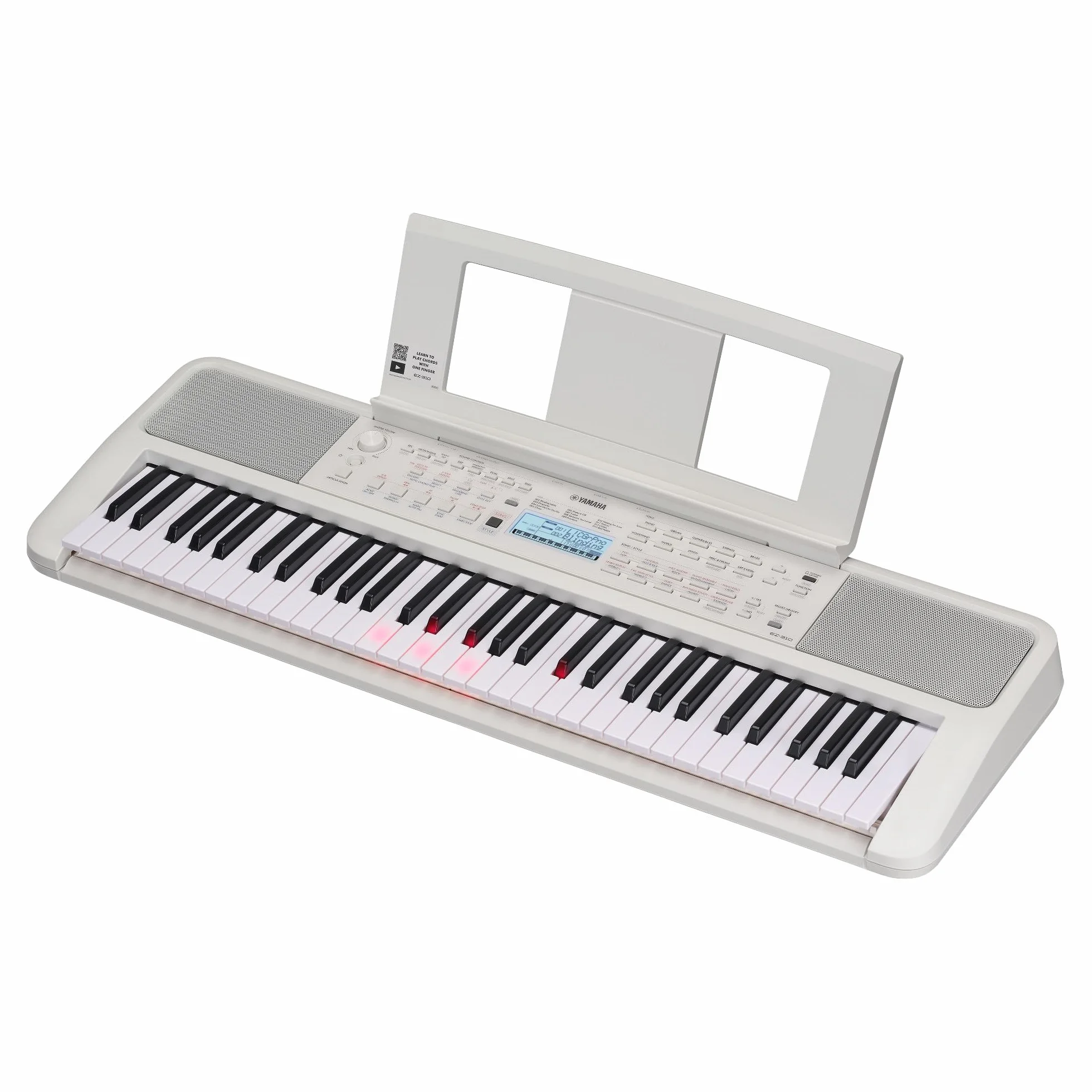 Yamaha EZ-310 Tragbares Keyboard für Anfänger – Light-Guide-Funktion und 61 anschlagdynamische Tasten mit 48-stimmiger Polyphonie – Inkl. 2 Online-Keyboard-Lessons an der Yamaha Music School