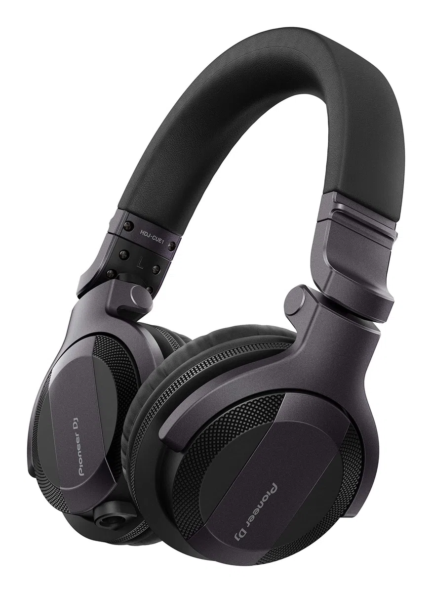 Pioneer DJ DM-50D 5 Desktopmonitorsystem (schwarz) One Size & HDJ-CUE1, DJ Kopfhörer, Schwarz