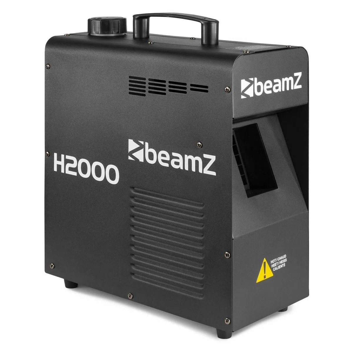 BeamZ H2000 Nebelmaschine, Hazer 1700 Watt mit DMX, Fazer, Smoke, Fog Machine, professionelle Dunst Maschine für Bühnen, Discotheken oder Großveranstaltungen, schwarz