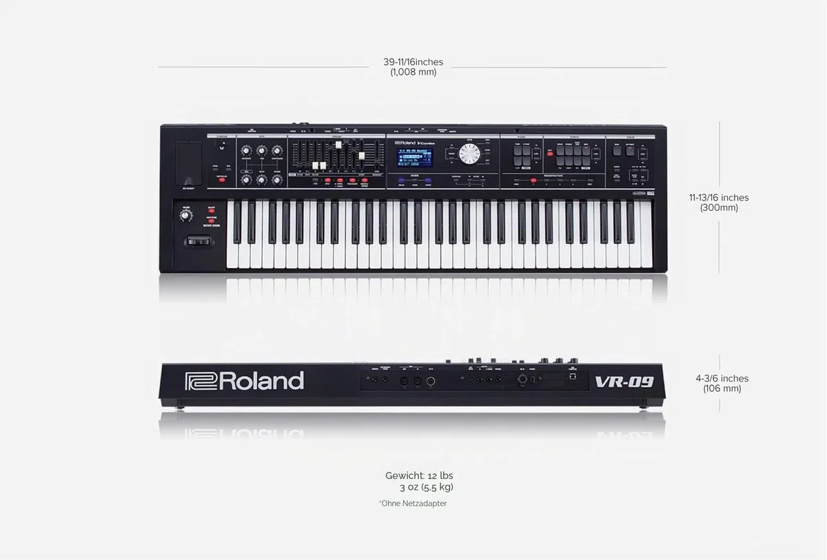 Roland V-COMBO VR-09-B Live Performance Keyboard