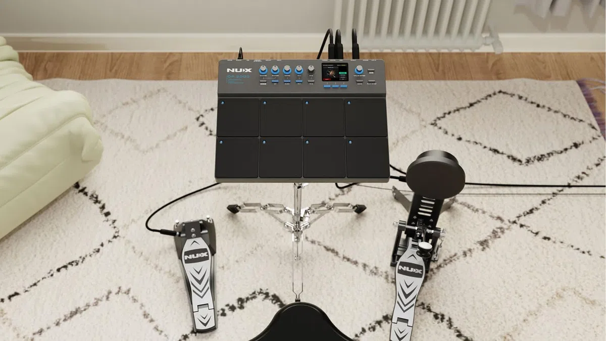 NU-X | DP-2000 Digitales Percussion-Pad mit 8 berührungsempfindlichen Zonen und einer riesigen Bibliothek von internen Sounds