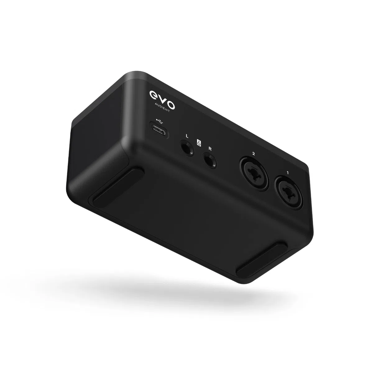 Audient EVO4, EVO 4 USB Audio Interface Soundkarte für Musikproduktion (2 in / 2 out USB-Audiointerface, 48 Volt Phantomspeisung, 2 Mikrofon-Vorverstärker, etc.)